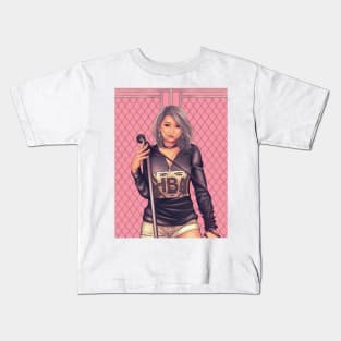 Female Rapper Kids T-Shirt